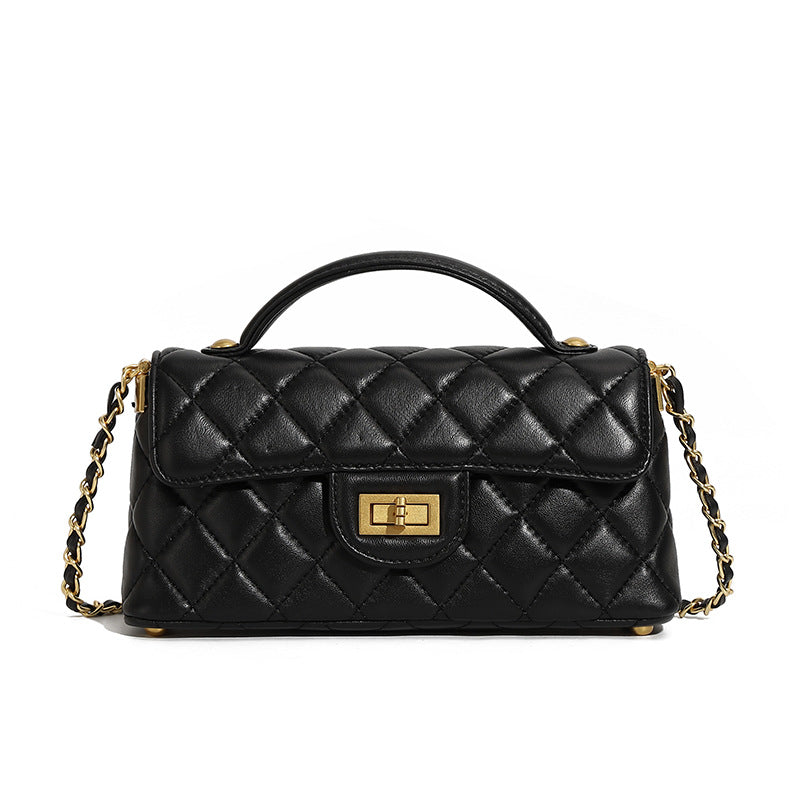 Light Luxury Fashion Womens Genuine Leather Shoulder Crossbody Bag