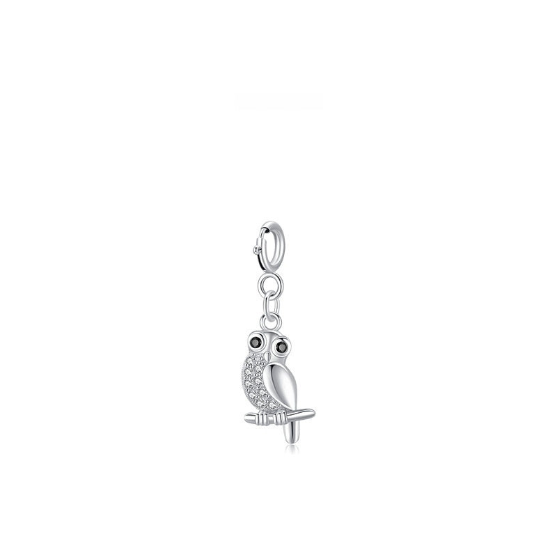 Sterling Silver Fashionable And Minimalist Pendant Korean-style Sweet And Adorable