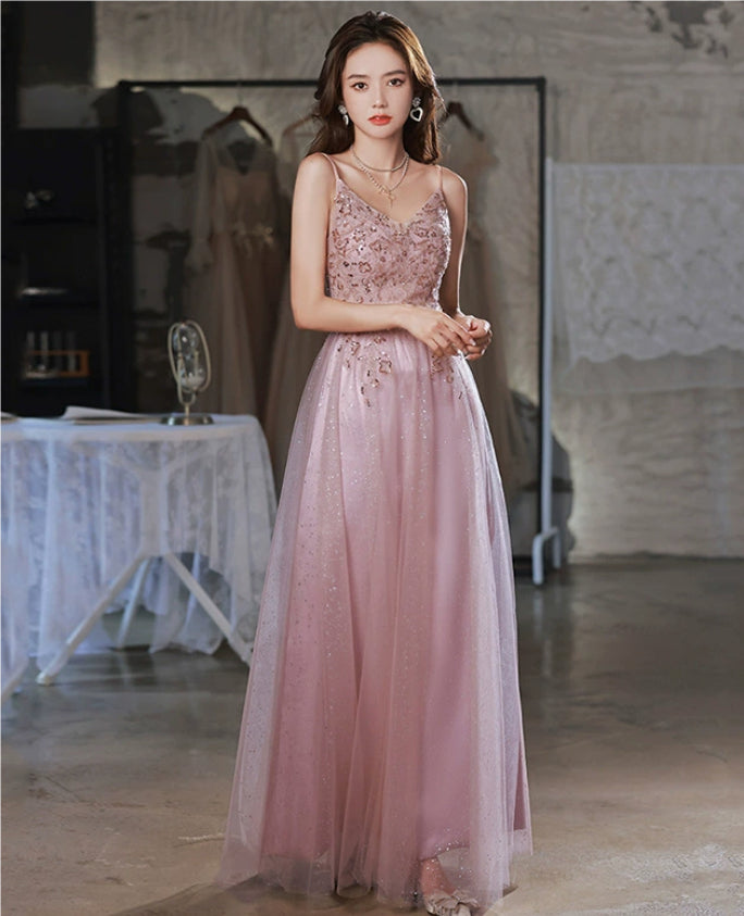 New Birthday Banquet Party Elegant Socialite Host Fairy Slim Evening Dress For Women