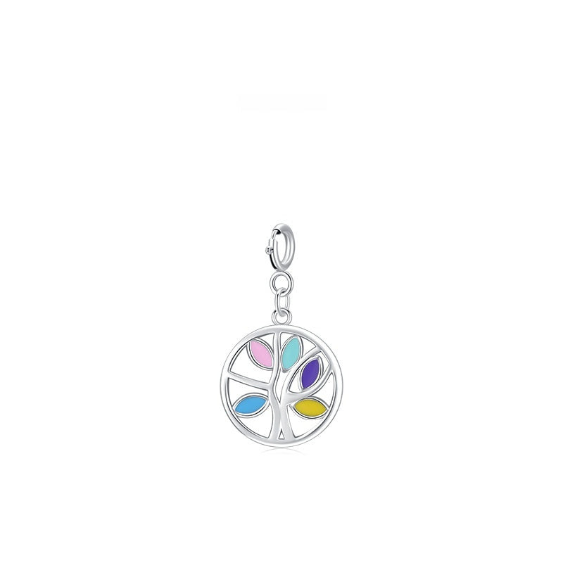 Sterling Silver Fashionable And Minimalist Pendant Korean-style Sweet And Adorable