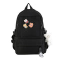 Waterproof Campus Small Fresh Twill Canvas School Bag Junior And High School Students