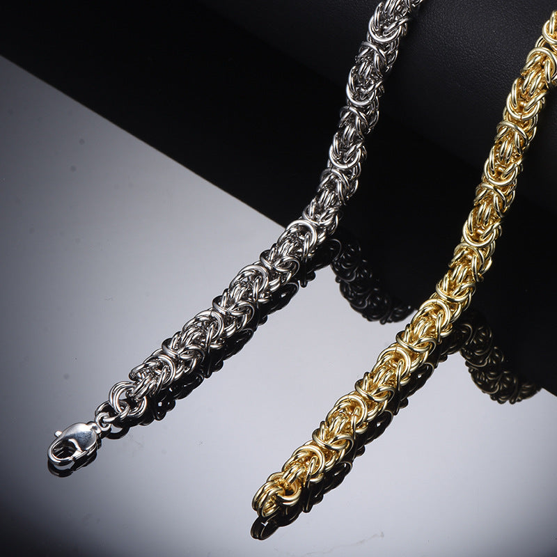 Hip Hop Ring Buckle Dominant Bracelet Accessories