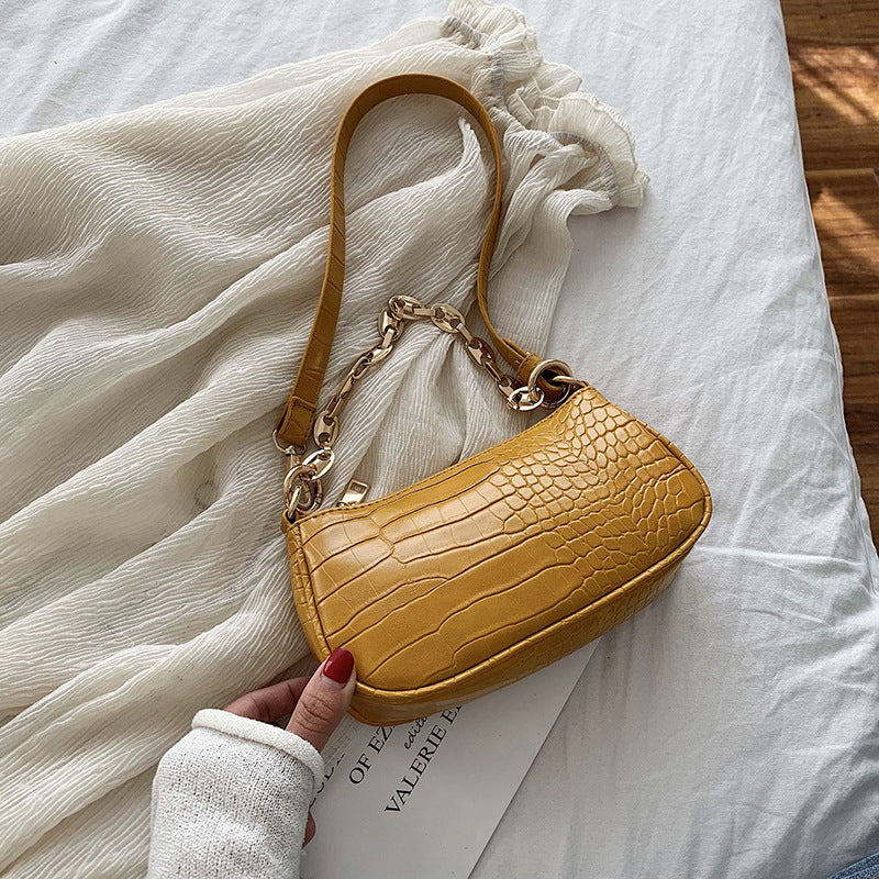 One shoulder armpit bag for women