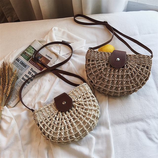Pastoral wind woven bag