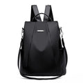 Pure Color Nylon Anti-Theft Multi-Functional Travel Backpack