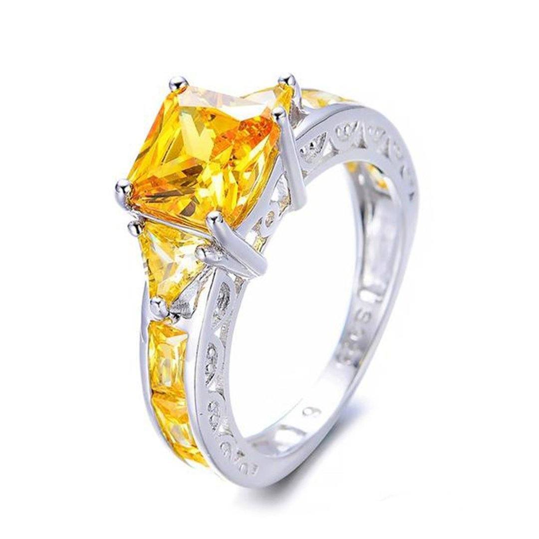 S925 Sterling Silver Colorful Opal  Sterling Silver Diamond Ring