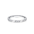 S925 Sterling Silver Geometric Design Zircon Ring