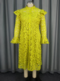 Lace Coat Half Turtleneck Cardigan Inner Wear Dress