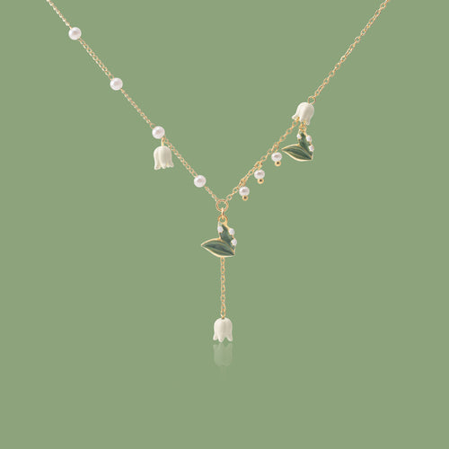 Bell Orchid Flower Necklace