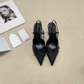 Stiletto-heeled Women's Shoes With A Bow