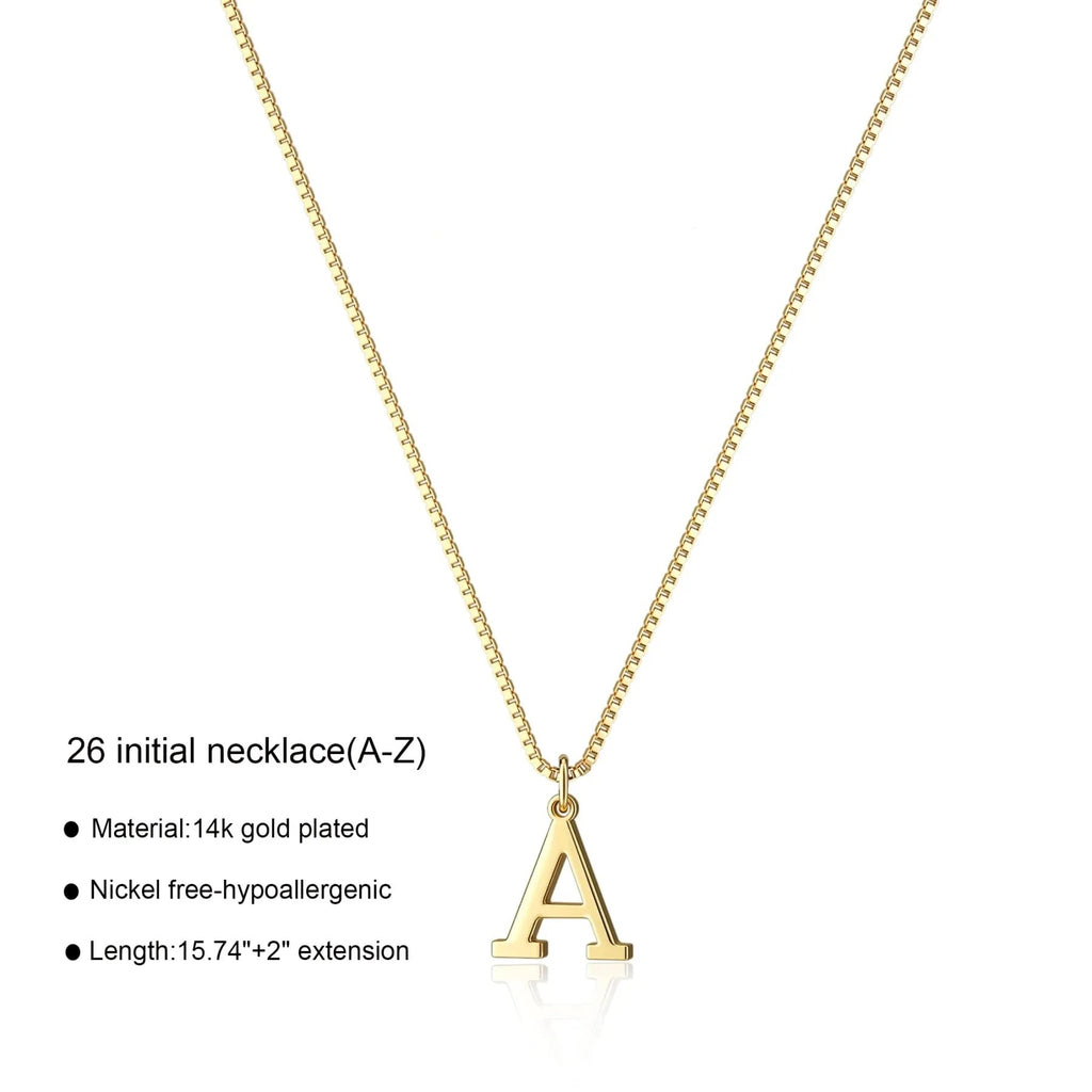 European And American Fashion 26 English Letter Simplicity Necklace