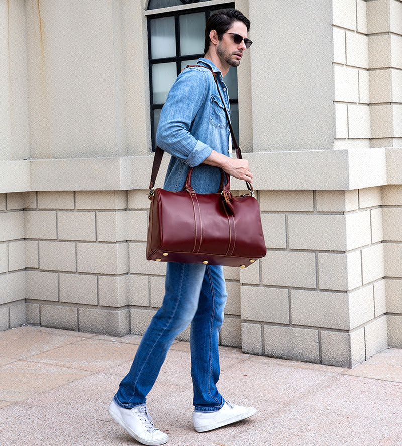 Crazy Horse Leather Tote