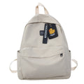 Student Campus Minimalist Nylon Backpack
