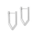 Geometric Unilateral Micro Rhinestone Earrings For Women