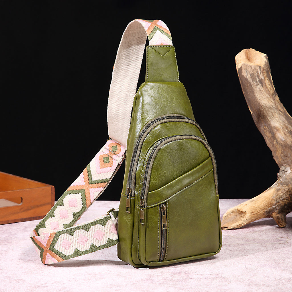 European And American Ladies Casual Fashion Retro Chest Bag
