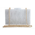 Women Handbags Marble Pattern Acrylic Bag Luxury Handbags Women Bags