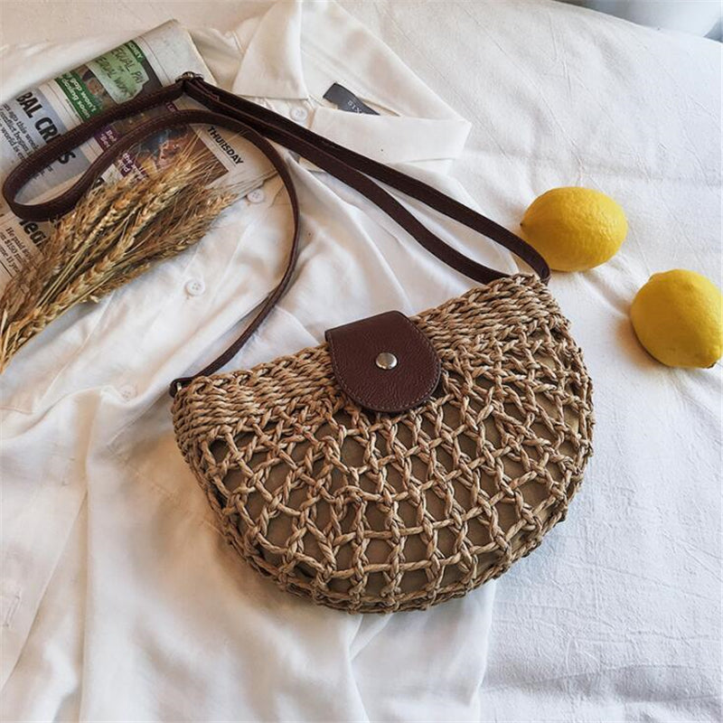 Pastoral wind woven bag