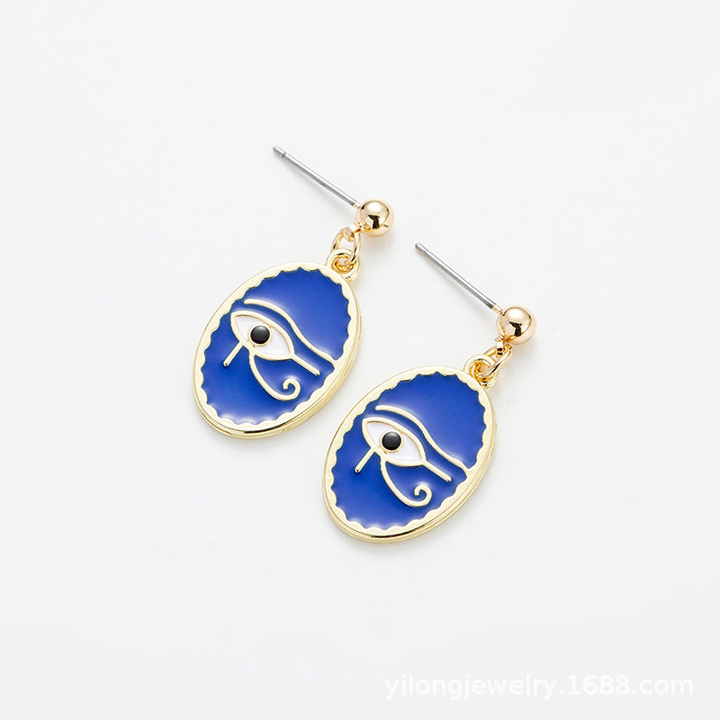 Unique Designer-style Earrings Featuring Eyes