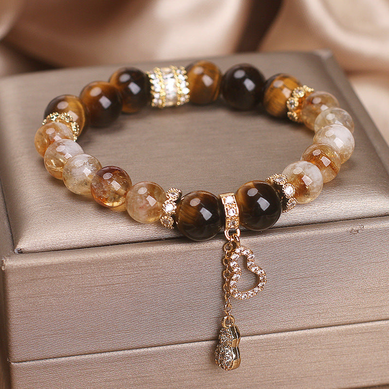 Lucky Fortune Citrine Fulu Bracelet For Women