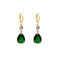 Emerald Teardrop Earrings That Are Versatile And Elegant