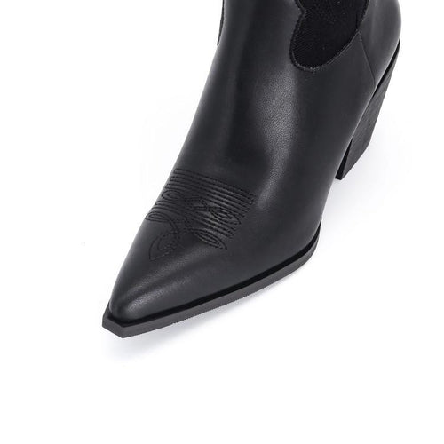 Broderade western cowboyboots
