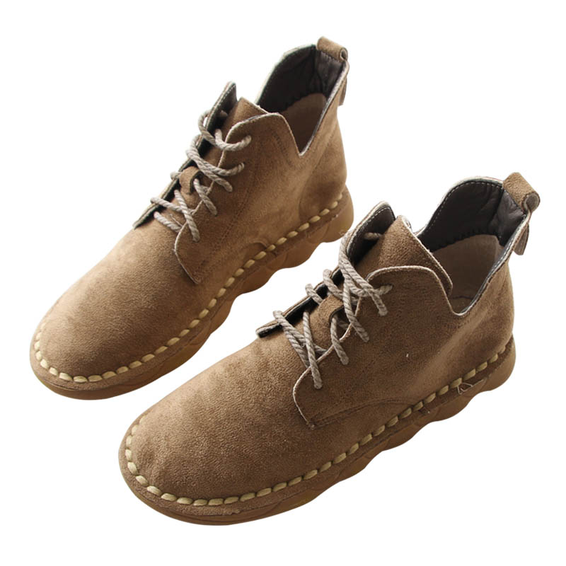 British Retro Thick-soled Short Boots Women