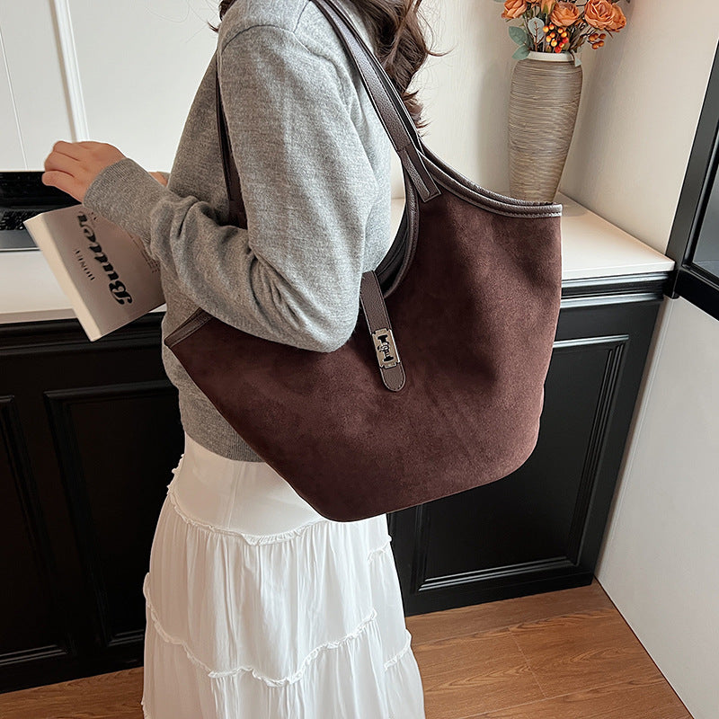 Fashion Frosted Vintage Tote Bag For Women