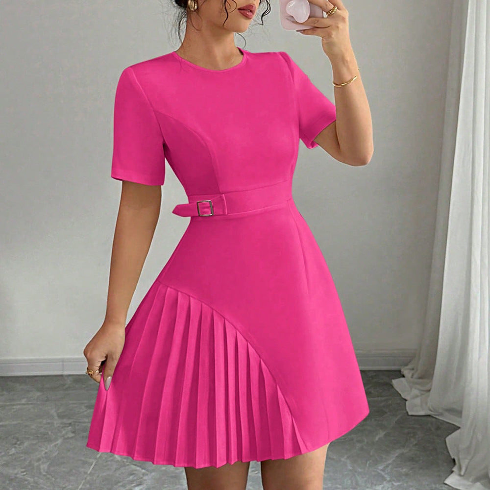 Fashionable And Elegant Short-Sleeve Dress For Women