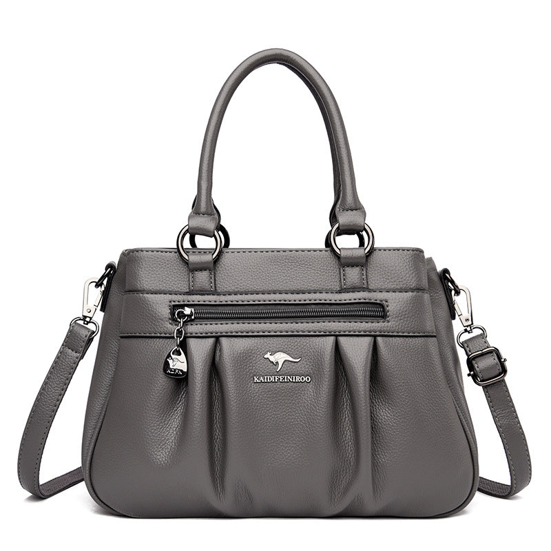 Cross-body Single Shoulder Bag Multi-layer Women's Large Capacity Handbag