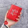 Women's Short Three-fold Cat Girls' Purse