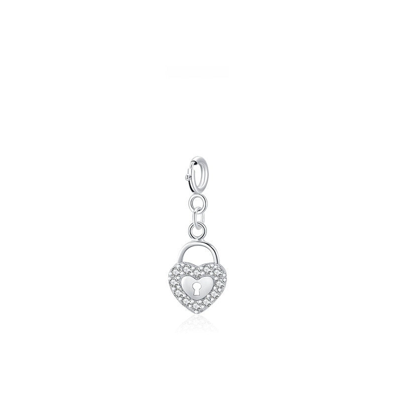 Sterling Silver Fashionable And Minimalist Pendant Korean-style Sweet And Adorable