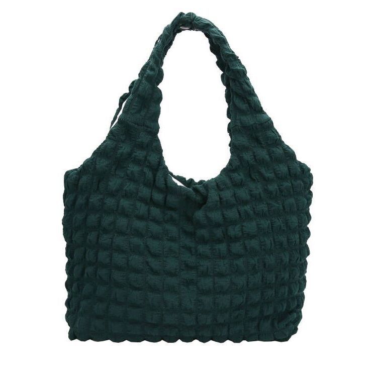 Pleated Bubble Bag Girl One-shoulder Hand Carrying