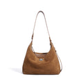 Cowhide Suede Bucket Bag Simple Versatile Chain Crossbody Bag