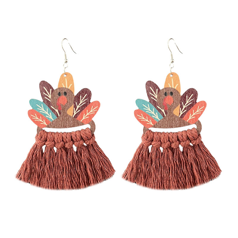 Eardrops Turkey Pumpkin Dinner Thanksgiving Party