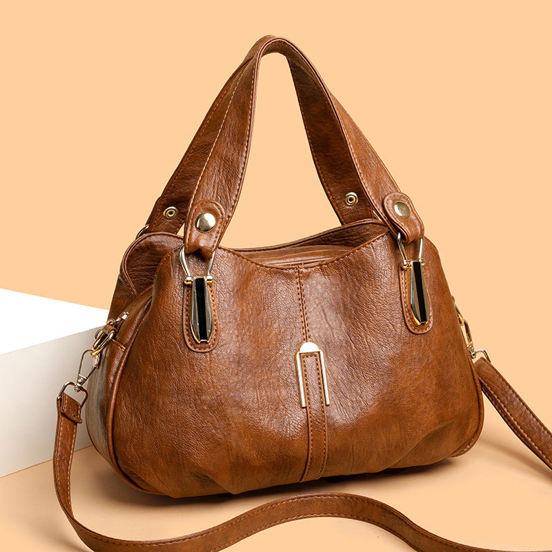 Women's Practical Casual Middle-aged Mom Handbag Bag Retro
