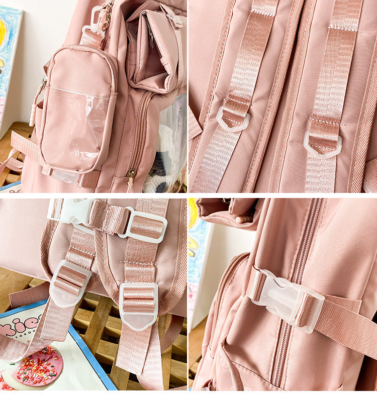 Student Large Capacity Backpack Japanese Simple And Versatile