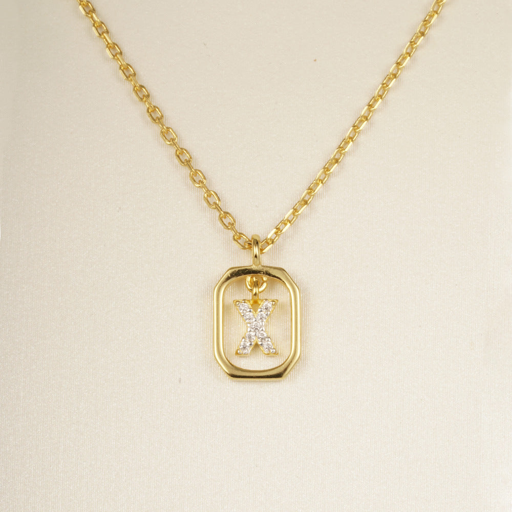 S925 Silver Light Luxury Necklace In European And American Style