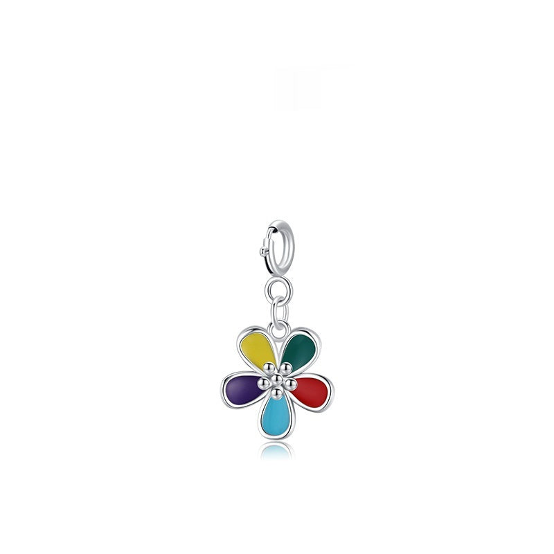 Sterling Silver Fashionable And Minimalist Pendant Korean-style Sweet And Adorable