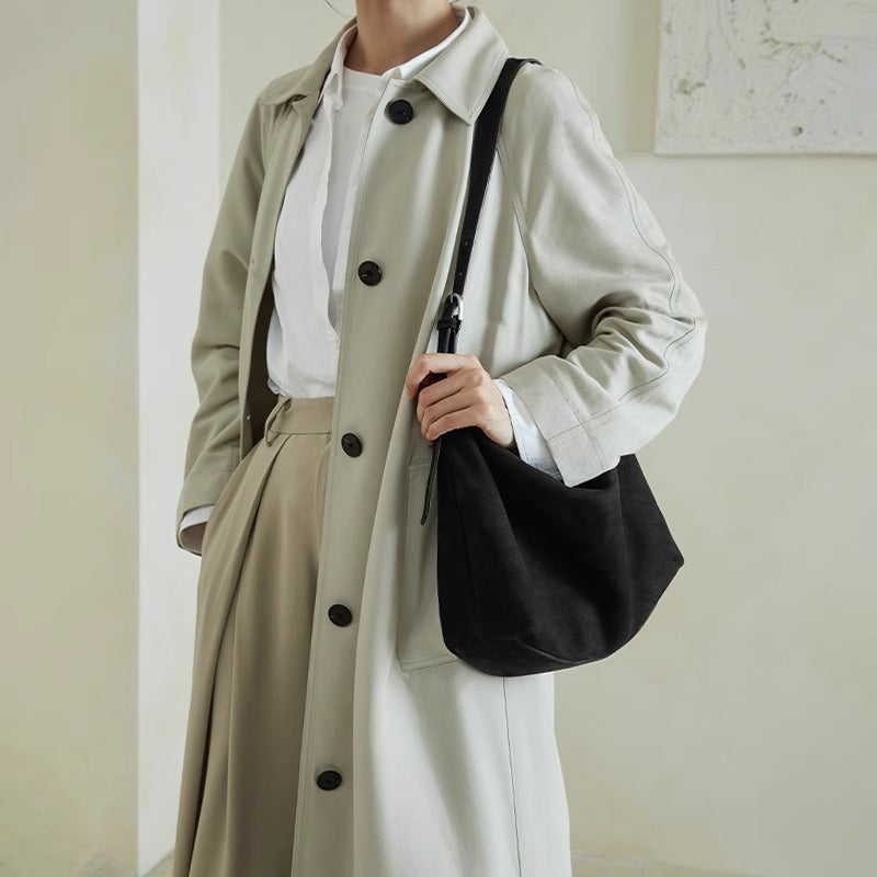 Laid-back Vintage Crossbody Shoulder Bag