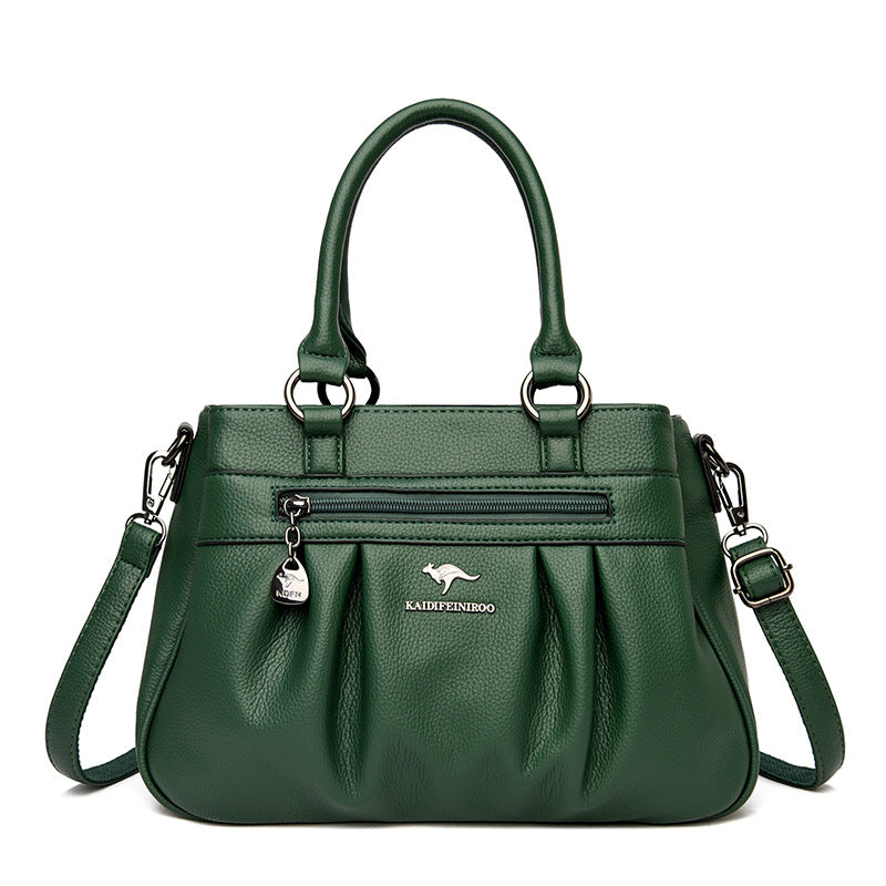 Cross-body Single Shoulder Bag Multi-layer Women's Large Capacity Handbag