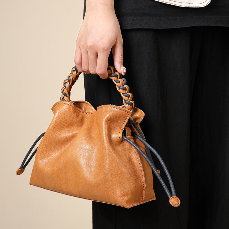 Cortex Splicing Woven Women's Casual Crossbody Bag