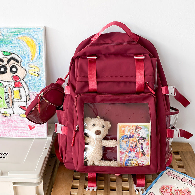 Student Large Capacity Backpack Japanese Simple And Versatile