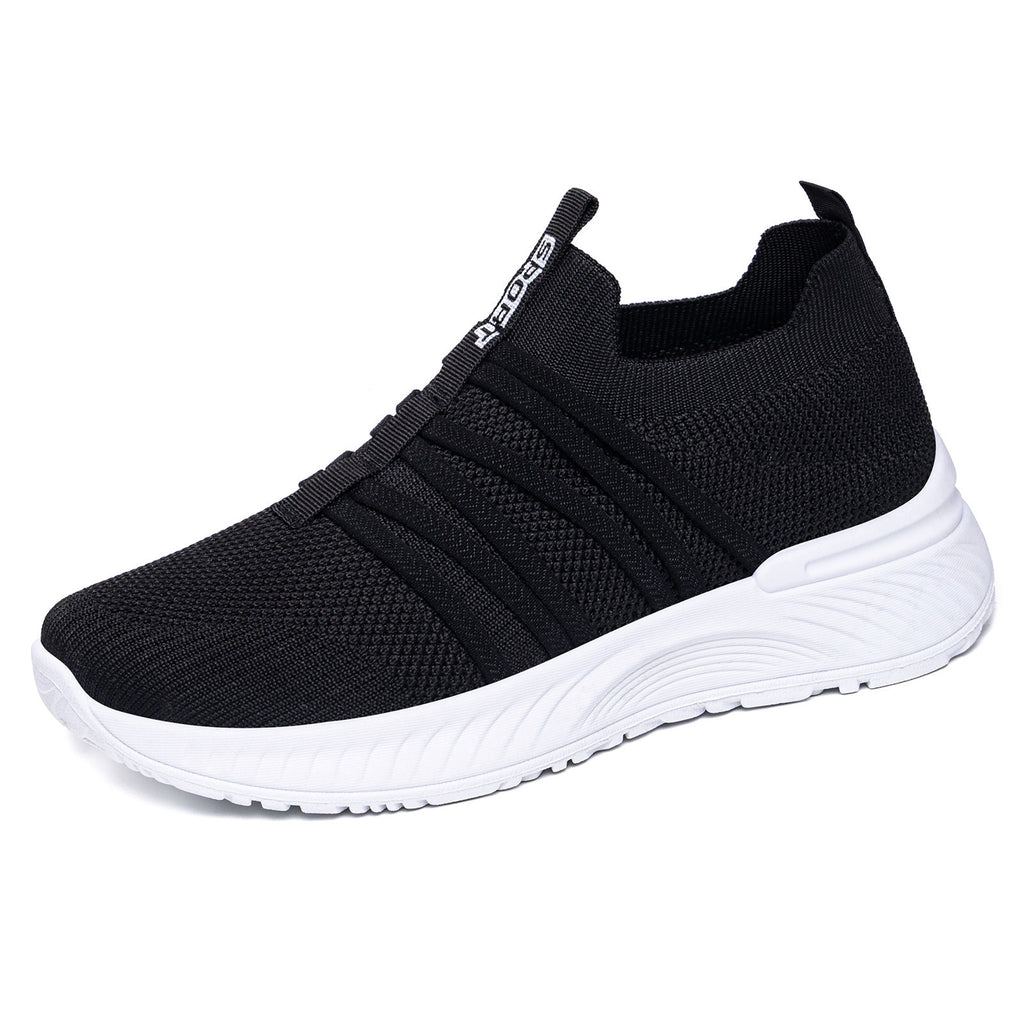 Summer New Breathable Flyknit Slip-On Casual Shoes