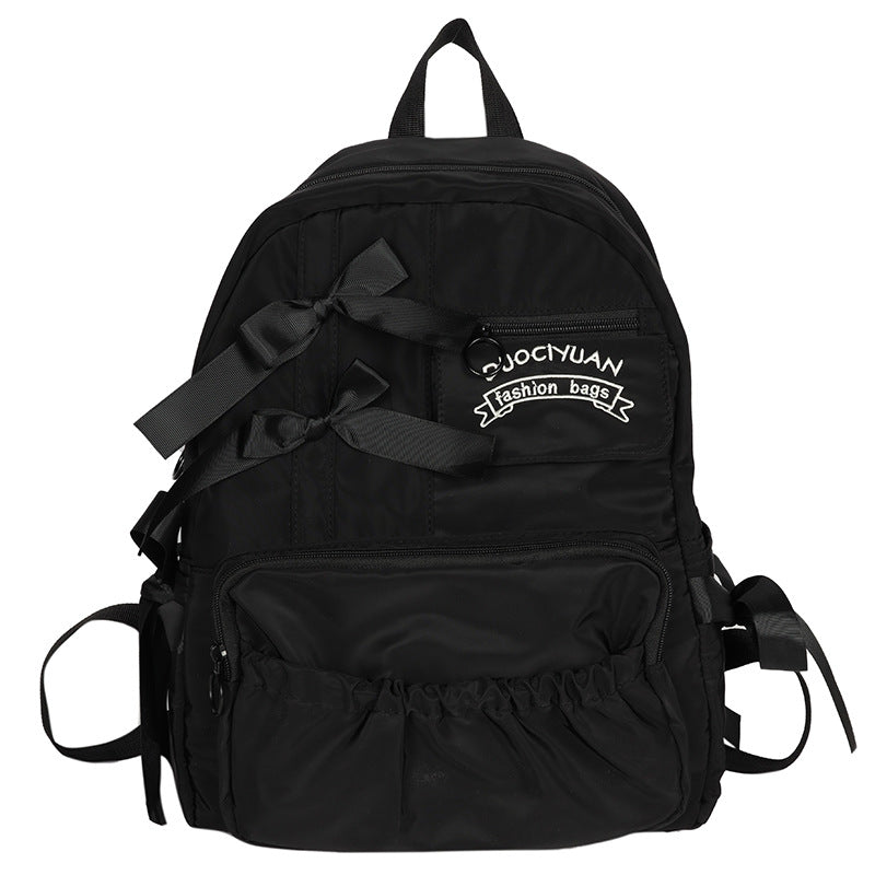 Schoolbag Female College Student Junior High School Student Backpack Large Capacity