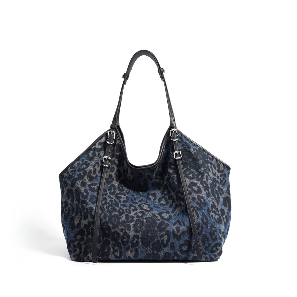 Denim Women's Patchwork Casual Crossbody Bag