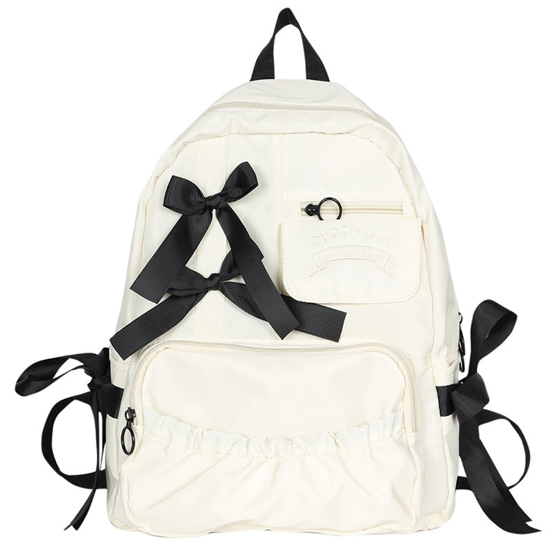 Schoolbag Female College Student Junior High School Student Backpack Large Capacity